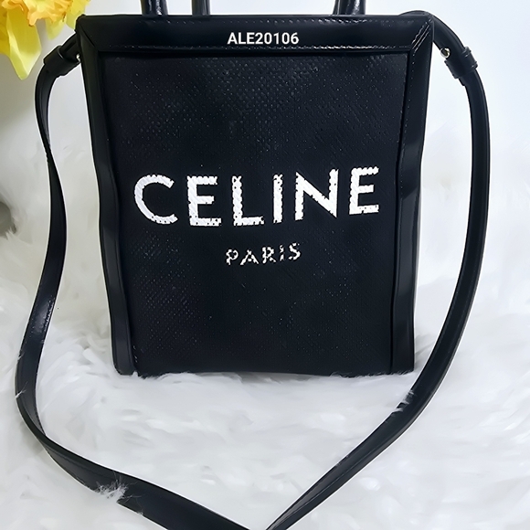 Celine Paris Mini Vertical Crosbody Shoulder Black bag. - Picture 14 of 15